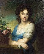 Vladimir Lukich Borovikovsky Portrait of Elena Alexandrovna Naryshkina oil painting